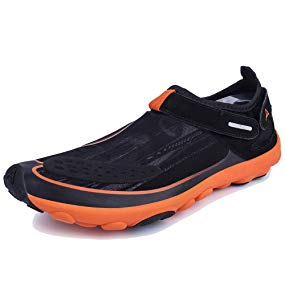 YIRUIYA Men's Water Shoes Breathable Elastic Mesh Outdoor Sneakers Swim Hiking Lake Beach Boating