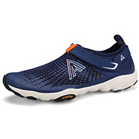 HUMTTO Unisex Athletic Water Shoes Man and Women Swim Walking Lake Beach Boating Shoes