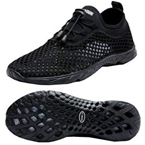 Zhuanglin Men's Lightweight Aqua Water Shoes Beach Sneakers