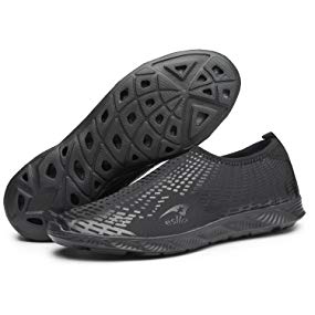 eslla Men`s Water Shoes Slip-on Quick Drying Beach Swimming Water Sports Aqua Shoes