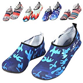 ALSYIQI Barefoot Shoes Men Women Quick-Dry Water Shoes Lightweight Aqua Socks for Beach Pool Surf Yoga Exercise