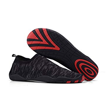 UNN Water Shoes Multifunctional Quick-Dry Barefoot Flexible Skin Aqua Socks for Beach Swim Surf Yoga Exercise