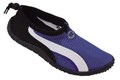 Bayville New Mens Slip On Water Pool Beach Shoes Blu-8