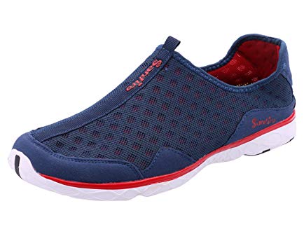 Another Summer Men's Lightweight Breathable Slip-on Sneakers Waterproof Quick Drying Aqua Water Shoes