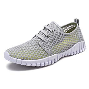 KEESKY Quick Drying Water Shoes Mesh Aqua Shoes for Men and Women